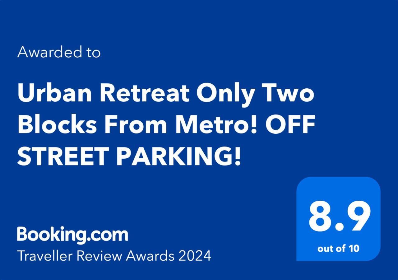 Urban Retreat Basement Studio Only Two Blocks From Metro! Off Street Parking! Washington Eksteriør bilde